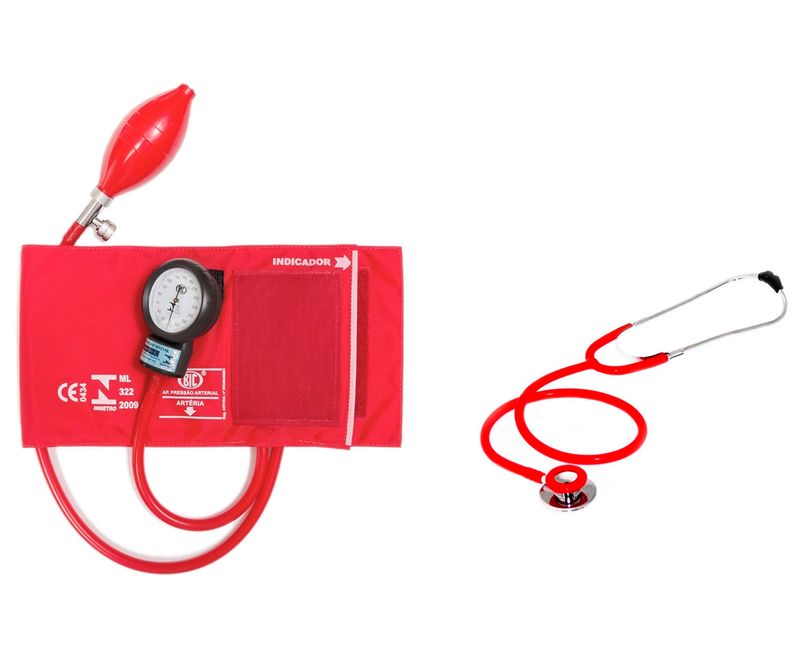 Aparelho-de-Pressao-com-Estetoscopio-Duplo-Vermelho-CJ0730-Bic