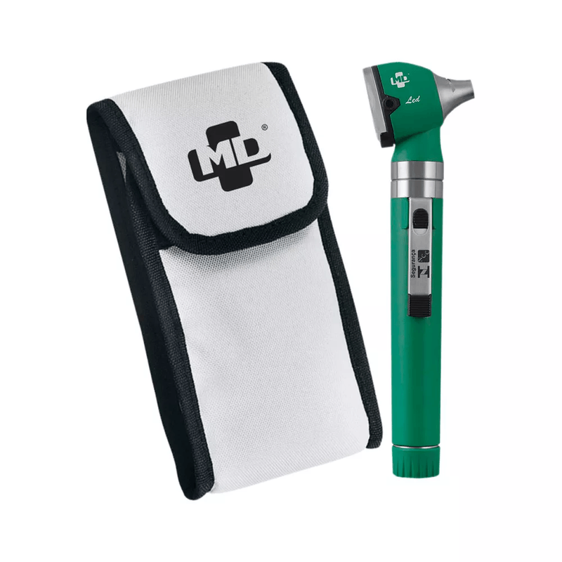 Otoscopio-Omni-3000-LED-Verde-com-Estojo-Macio-MD