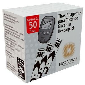 Tira Reagente Glicose Descarpack