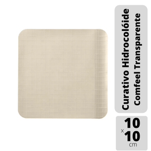 Curativo Hidrocolóide 10x10cm Comfeel Plus Transparente Coloplast 3533