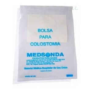 Pacote Bolsa Colostomia Transparente 30mm Medsonda