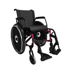 Cadeira de Rodas Rosa Pink AVD Alumínio Ortobras
