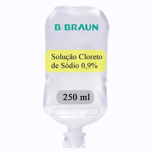 Solução Cloreto de Sódio 0,9% Frasco 250ml B Braun