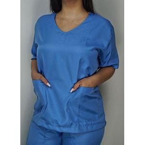 Pijama Cirúrgico Hospitalar Azul Unisex WM
