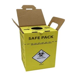 Coletor para Material Perfuro Cortante 7L SafePack