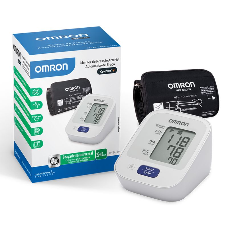 Monitor-de-Pressao-Arterial-de-Braco-OMRON-HEM-7122-3