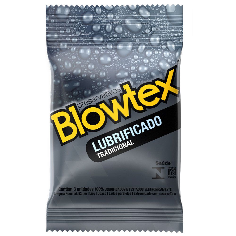 Preservativo Masculino Lubrificado Blowtex - Maconequi